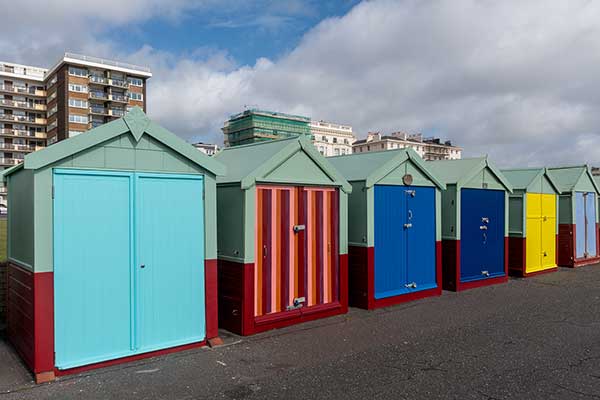 Hove Beach Huts, Брайтън